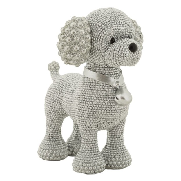 FIGURINA CAINE POODLE SPARKY CM 15X9,5X15