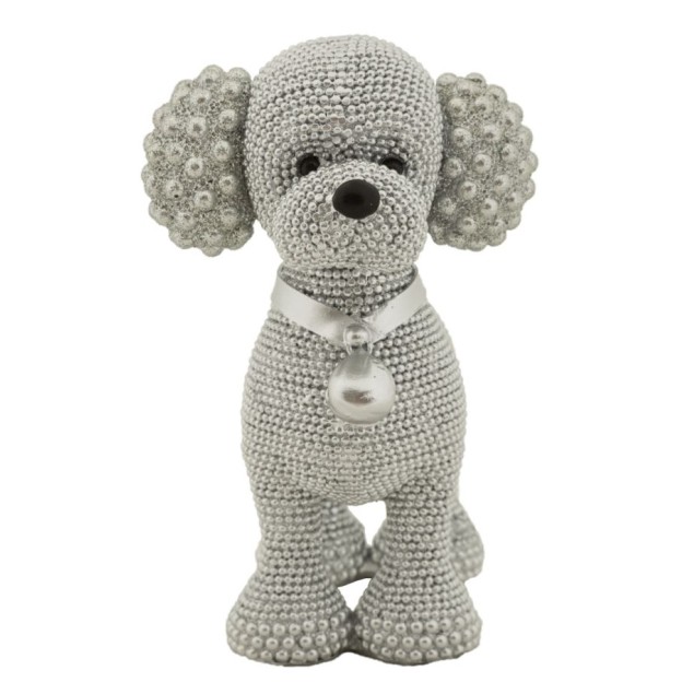 FIGURINA CAINE POODLE SPARKY CM 15X9,5X15