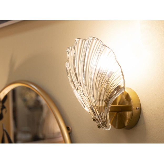 LAMPA DA MURO SHELL CM 20X14X22 