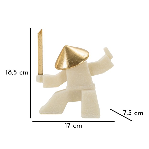 FIGURINA SAMURAI ODA QUARZY -A- CM 17X7,5X18,5