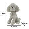 FIGURINA CAINE POODLE SPARKY CM 14,5X10X19