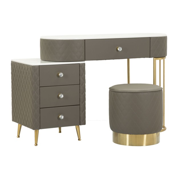 BIROU CU TABURET  SHARON 120X40X75 (DIMENSIUNE TABURET Ø36X39)