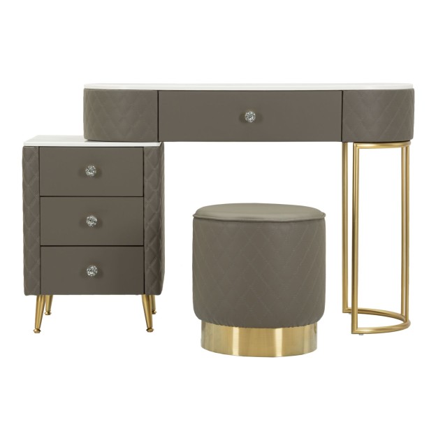 BIROU CU TABURET  SHARON 120X40X75 (DIMENSIUNE TABURET Ø36X39)