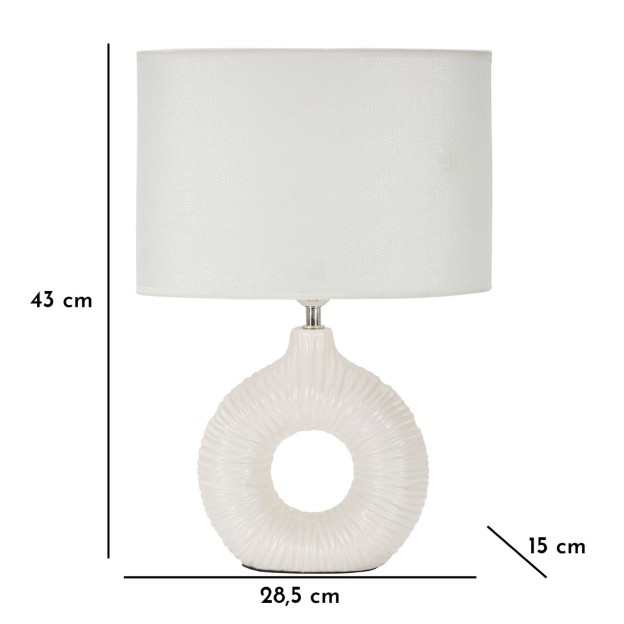 LAMPA DE MASA SETA ALBA CM 28,5X15X43 