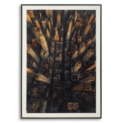 IMPRIMARE PE PÂNZĂ NEW YORK LACĂRATĂ CU RAMĂ -A- CM 72X4X102