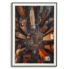 IMPRIMARE PE PÂNZĂ NEW YORK LACĂRATĂ CU RAMĂ -B- CM 72X4X102