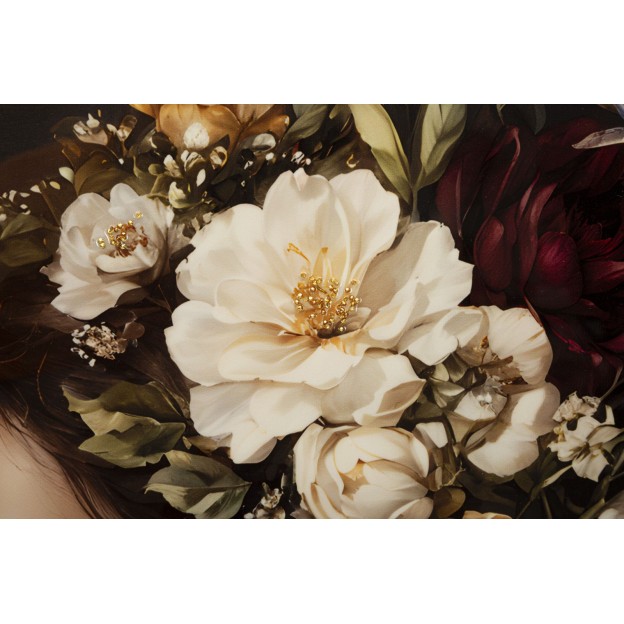 IMPRIMARE PE PÂNZĂ LACĂRATĂ PERSIAN CU RAMĂ -B- CM 62X3,5X92 