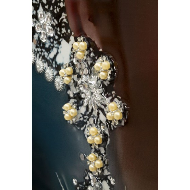 IMPRIMARE PE PÂNZĂ ORLEANS LACĂRATĂ CU RAMĂ -A- CM 102X4,5X152 