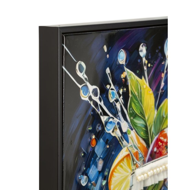 IMPRIMARE PE PÂNZĂ COCKTAIL LACĂRATĂ CU RAMĂ -B- CM 62X3,5 X92 
