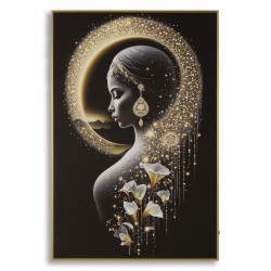 IMPRIMARE PE PÂNZĂ CU LED LAC ȘI RAMĂ CM 60X3,5 X90