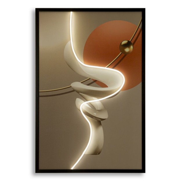 IMPRIMARE PE PÂNZĂ CU REZUMAT LED -B- CM 80X4X120 