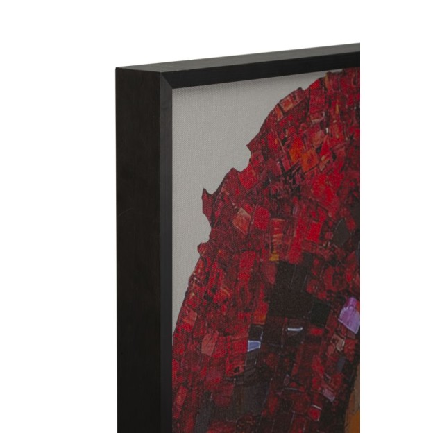 IMPRIMARE PE PÂNZĂ CU LED AFRO CM 60X3,5X90 (APLICARE ACRILICĂ 3D) 