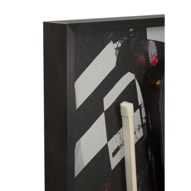 IMPRIMARE PE PÂNZĂ CU LED PSYCO -A- CM 60X3,5X90 (APLICARE ACRILICĂ 3D) 