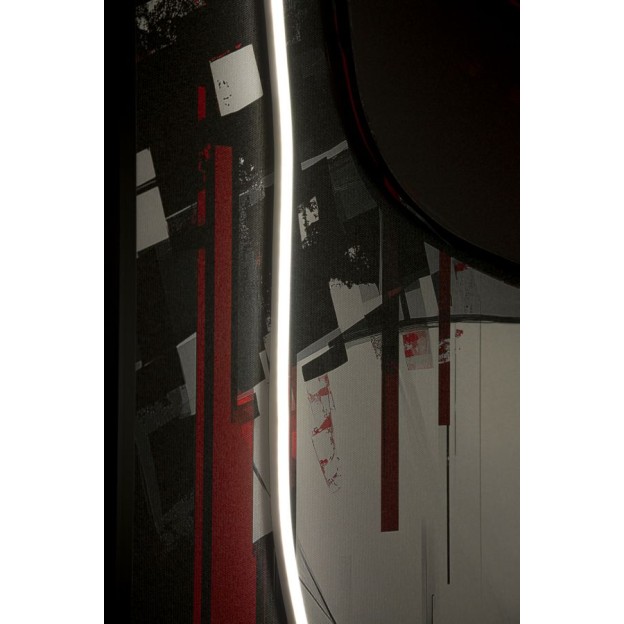 IMPRIMARE PE PÂNZĂ CU LED PSYCO -A- CM 60X3,5X90 (APLICARE ACRILICĂ 3D) 