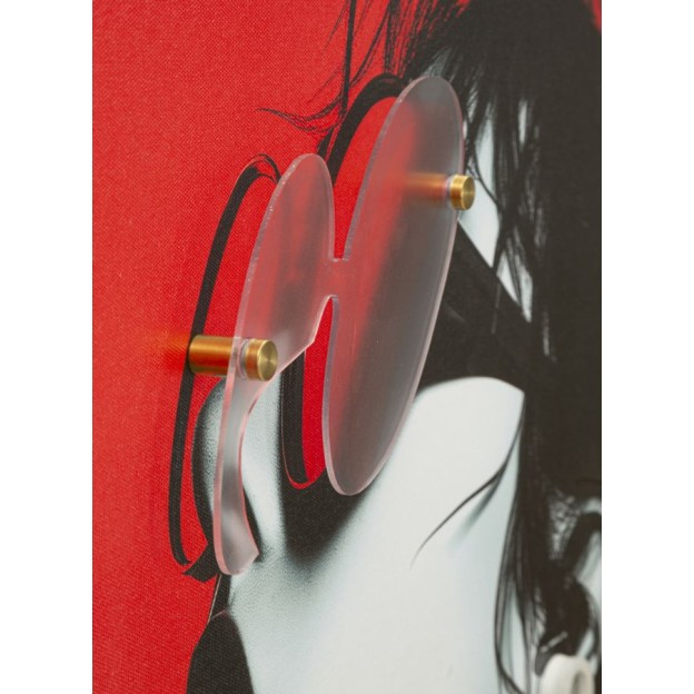 IMPRIMARE PE PÂNZĂ CU LED PSYCO -B- CM 60X3,5X90 (APLICARE ACRILICĂ 3D) 