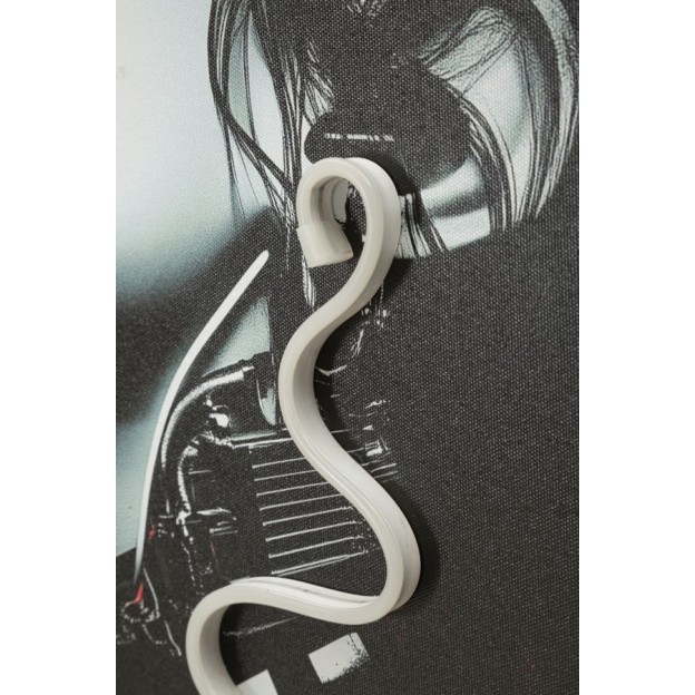 IMPRIMARE PE PÂNZĂ CU LED PSYCO -B- CM 60X3,5X90 (APLICARE ACRILICĂ 3D) 