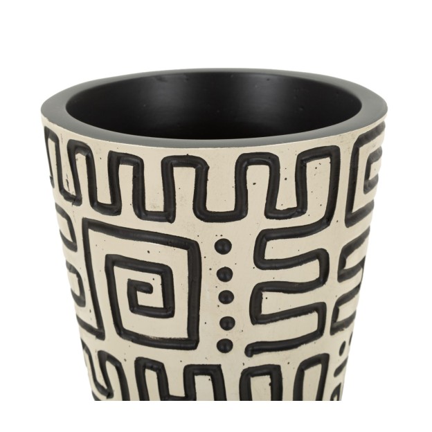 VAZĂ DIN RĂȘINĂ NAIROBI CM Ø 15,5X65 (GAURĂ CM Ø 11,5) 