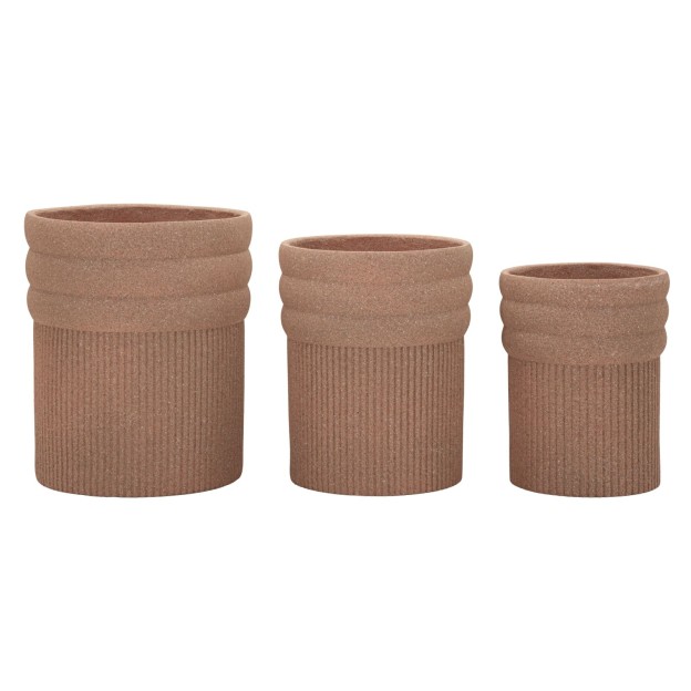 SET 3 GHIVECE COLOMBIA PENTRU EXTERIOR Ø 41,5X50-36X45-30,5X39,5 (GAURĂ Ø27-32-37) 