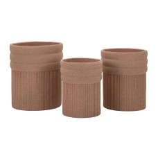 SET 3 GHIVECE COLOMBIA PENTRU EXTERIOR Ø 41,5X50-36X45-30,5X39,5 (GAURĂ Ø27-32-37)