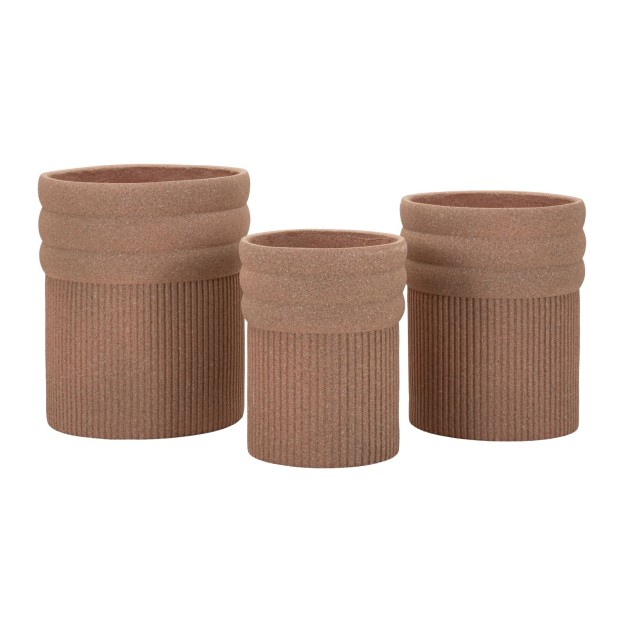 SET 3 GHIVECE COLOMBIA PENTRU EXTERIOR Ø 41,5X50-36X45-30,5X39,5 (GAURĂ Ø27-32-37) 