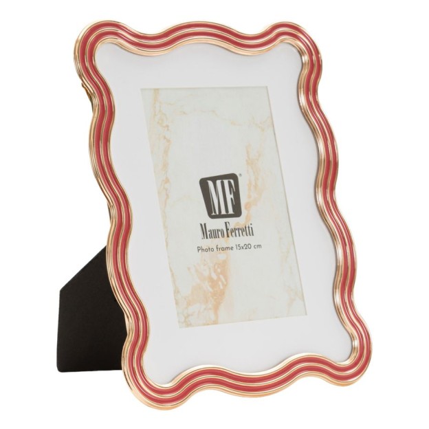 RAMĂ FOTO ELIZABETH RED CM 17,5X1,3X22,5 (DIMENSIUNE INTERIOARĂ CM 15X20) 