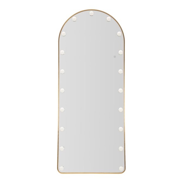 OGLINDA DE PODEA CU LED HOLLYWOOD ARC CM 70X6-45X170 (LUMINĂ 3 CULORI) 