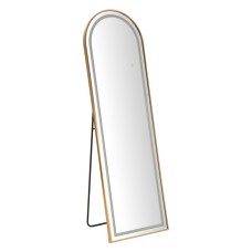 Oglinda de podea cu LED arc simplu cm 50x3-38x160 (lumină 3 culori)