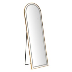 Oglinda de podea cu LED arc simplu cm 50x3-38x160 (lumină 3 culori)
