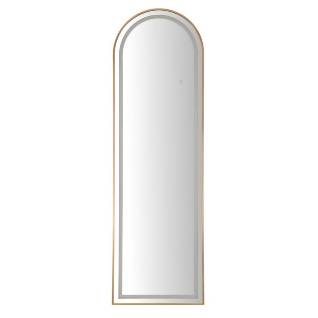 OGLINDA DE PODEA CU LED ARC SIMPLU CM 50X3-38X160 (LUMINĂ 3 CULORI) 