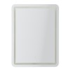 OGLINDA DE PERETE LED SIMPLĂ RECTANGULARĂ CM 60X3,5X80 (LUMINĂ 3 CULORI) 