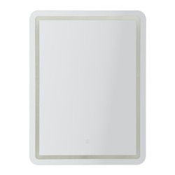 OGLINDA DE PERETE LED SIMPLĂ RECTANGULARĂ CM 60X3,5X80 (LUMINĂ 3 CULORI)