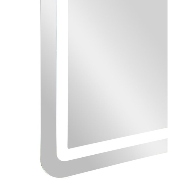 OGLINDA DE PERETE LED SIMPLĂ RECTANGULARĂ CM 60X3,5X80 (LUMINĂ 3 CULORI) 