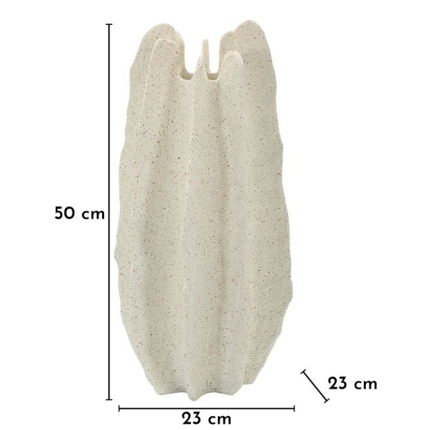 VAZĂ DIN RĂȘINĂ ESTER CM Ø 23X50 (GAURĂ CM Ø 8) 