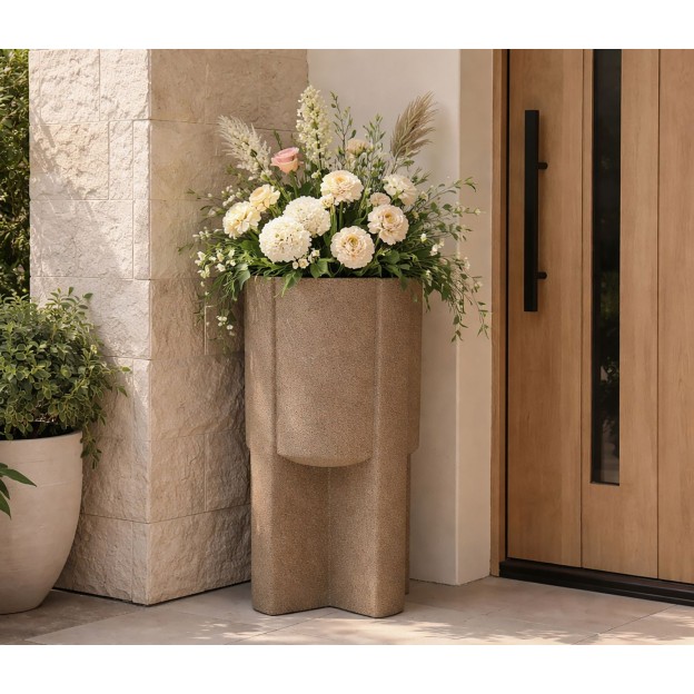 SUPORT PENTRU VAZĂ DE EXTERIOR MOAI CM Ø 39X80,5 (GAURĂ CM Ø 30) 