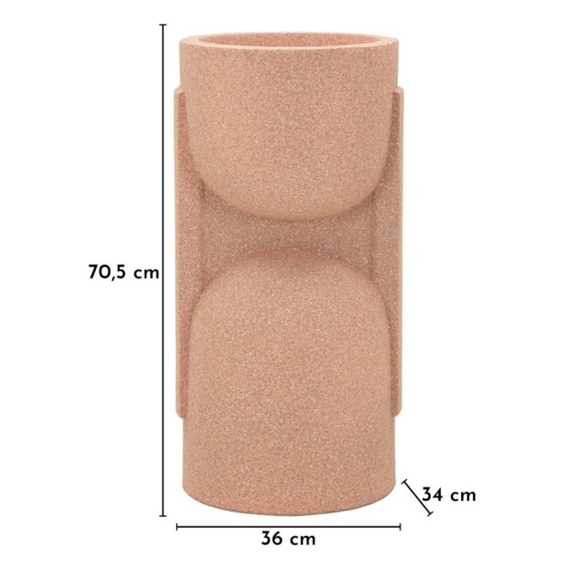 SUPORT PENTRU VAZĂ DE EXTERIOR NUI CM 36X34X70,5 (GAURĂ CM Ø 27) 