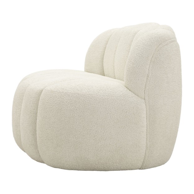 Canapea Ball cu 2 locuri, albă, 145x80x69 cm 