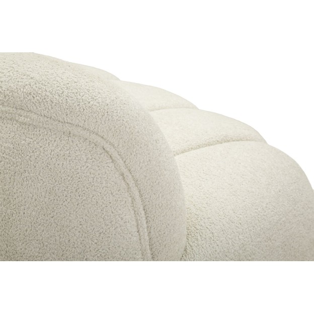 Canapea Ball cu 2 locuri, albă, 145x80x69 cm 