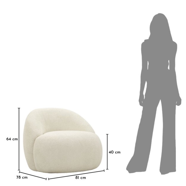 FOTOLIU GINEVRA ALB CM 81X78X64 