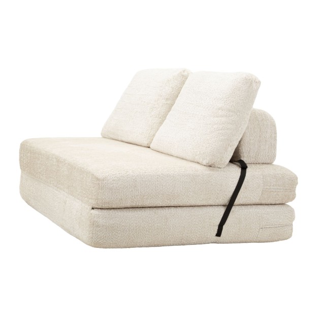 CANAPEA/PAT FASTER ALB CM 150X100X80 (COMPRESAT - DIMENSIUNE PAT CM 213X150X18) 