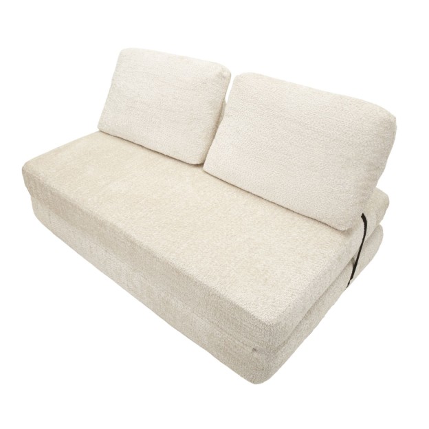 CANAPEA/PAT FASTER ALB CM 150X100X80 (COMPRESAT - DIMENSIUNE PAT CM 213X150X18) 