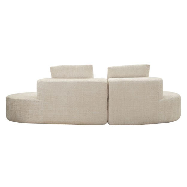 CANAPEA INSULĂ ALBĂ CM 238X92X78 (COMPRESS) 