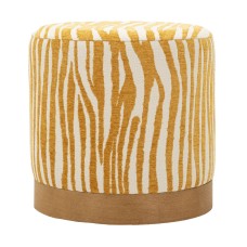 SAVANA POUF MUSTARD CM Ø 40X40