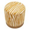 SAVANA POUF MUSTARD CM Ø 40X40 