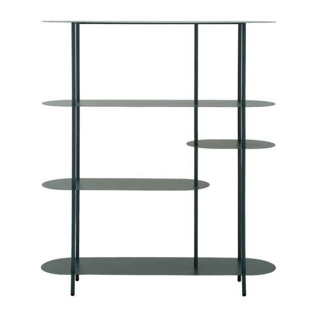 RAFT DE CĂRȚI SATURN DOVE TEALCM 118X31X139 