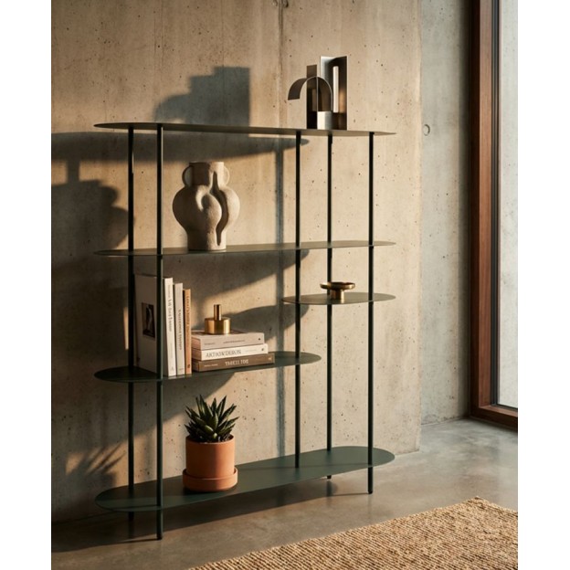 RAFT DE CĂRȚI SATURN DOVE TEALCM 118X31X139 