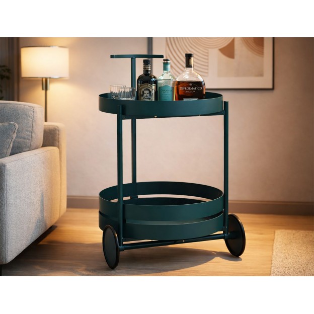 CĂRUȚ BAR SATURN DOVE TEAL CM 40X49,5X61 