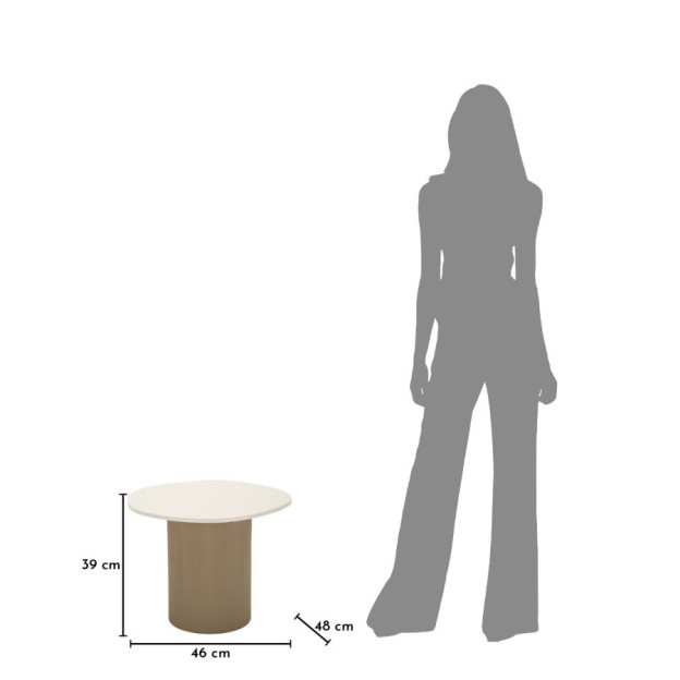 MĂSUȚĂ FRANKFURT DIN MARMURĂ CM 46X48X39 