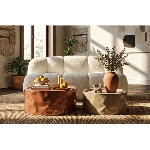 SET MĂSUȚĂ DE CAFEA NORIMBERGA 2 BUCĂȚI CM Ø 62X30-51X26 