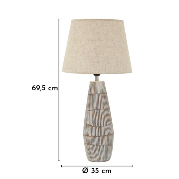 LAMPĂ DE MASĂ HANOI CM Ø 35X69,5 