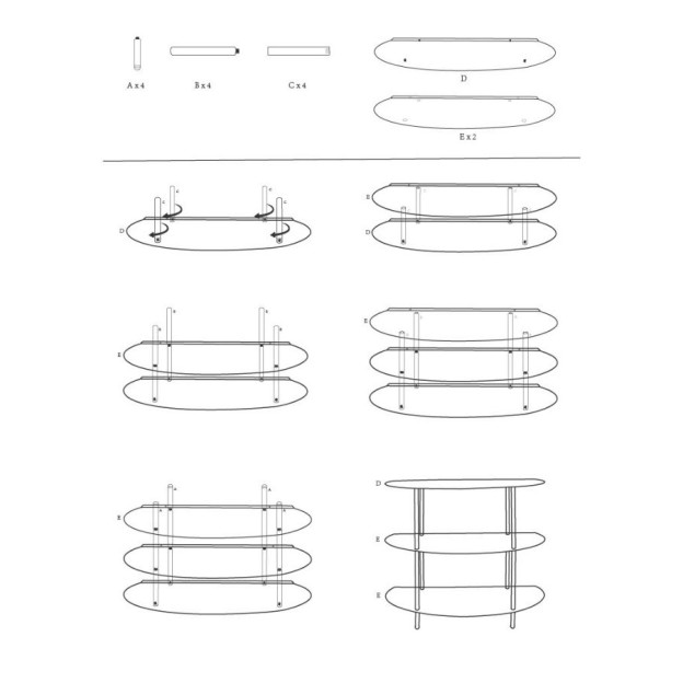 CONSOLĂ SATURN DOVE TEAL CM 90X28XX81 